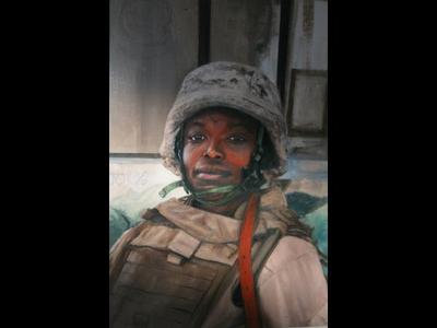 Marine Corps combat art, Global War on Terror: Battles, 3, by SSgt Kristopher J. Battles
