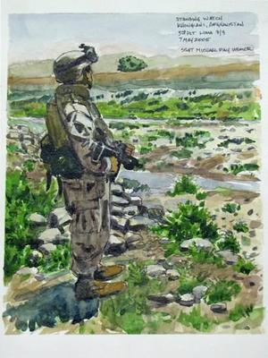 Marine Corps combat art, Global War on Terror: By CWO 2 Michael D. Fay, by CWO2 Michael D. Fay