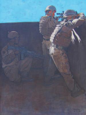Marine Corps combat art, Global War on Terror: By WO Michael Fay, 6, by CWO2 Michael D. Fay