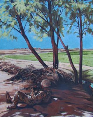 Marine Corps combat art, Global War on Terror: By WO Michael Fay, 7, by CWO2 Michael D. Fay