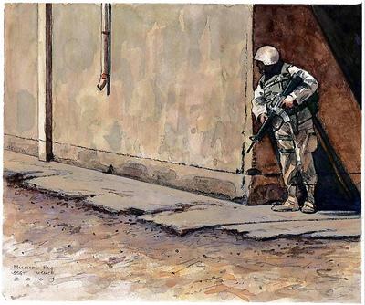 Marine Corps combat art, Global War on Terror: Carol Kino, by Carol Kino