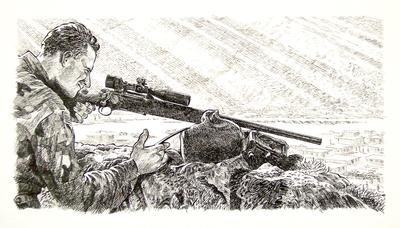 Marine Corps combat art, Global War on Terror: Charles Grow, 1, by Capt. Charles G. Grow