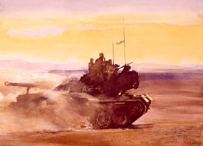 Marine Corps combat art, Global War on Terror: COL P.M. Gish, by Col. Peter Michael Gish