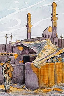 Marine Corps combat art, Global War on Terror: CWO 2 Michael D. Fay, 14, by CWO2 Michael D. Fay