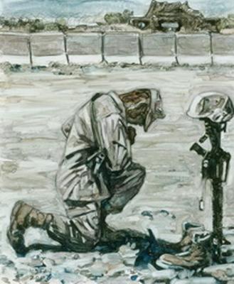 Marine Corps combat art, Global War on Terror: CWO 2 Michael D. Fay, 16, by CWO2 Michael D. Fay