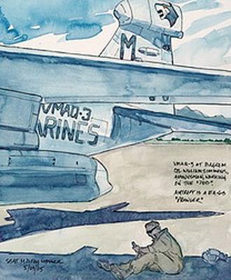 Marine Corps combat art, Global War on Terror: CWO 2 Michael D. Fay, 17, by CWO2 Michael D. Fay