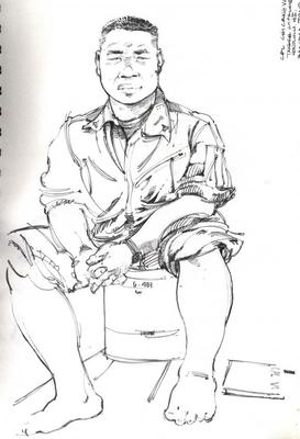 Marine Corps combat art, Global War on Terror: Jack Carrillo, 10, by Sgt. Jack Carrillo