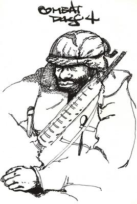 Marine Corps combat art, Global War on Terror: Jack Carrillo, 23, by Sgt. Jack Carrillo