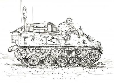 Marine Corps combat art, Global War on Terror: Jack Carrillo, 24, by Sgt. Jack Carrillo
