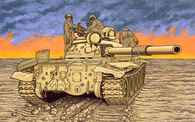 Marine Corps combat art, Global War on Terror: LTCOL Keith Mc Connell, by LTCOL Keith McConnell