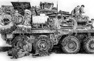 Marine Corps combat art, Global War on Terror: Sgt. Shawn P. Sales, by Sgt. Shawn P. Sales