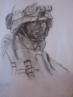 Marine Corps combat art, Global War on Terror: Soldier, 2