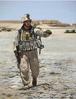 Marine Corps combat art, Global War on Terror: S Sgt Kristopher J. Battles, by SSgt Kristopher J. Battles
