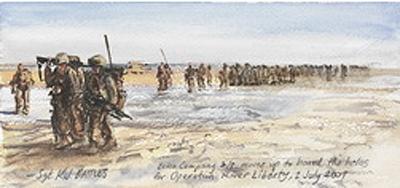Marine Corps combat art, Global War on Terror: S Sgt Kristopher J. Battles, 2, by SSgt Kristopher J. Battles