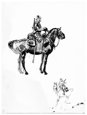 Marine Corps combat art, Inter-War Period: Thomason, 3, by Col. John W. Thomason Jr.