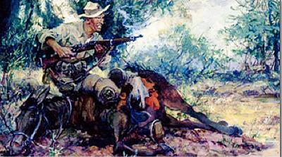 Marine Corps combat art, Inter-War Period: Waterhouse, by Col. Charles H. Waterhouse