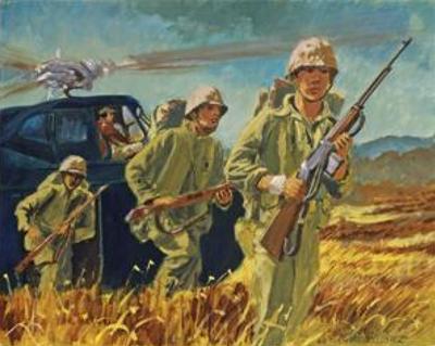 Marine Corps combat art, Korea: Charles Neimeyer, by Charles Neimeyer
