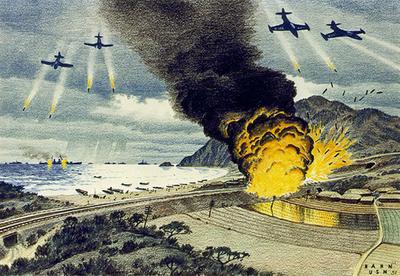 Marine Corps combat art, Korea: Herbert Hahn, 1, by Herbert Hahn