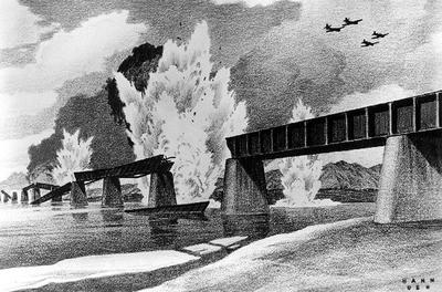 Marine Corps combat art, Korea: Herbert Hahn, 2, by Herbert Hahn
