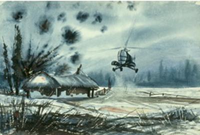 Marine Corps combat art, Korea: Hugh Cabot, 10, by Hugh Cabot