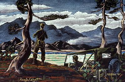 Marine Corps combat art, Korea: Hugh Cabot, 11, by Hugh Cabot
