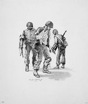 Marine Corps combat art, Korea: Hugh Cabot, 6, by Hugh Cabot