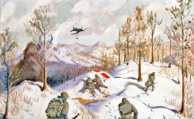 Marine Corps combat art, Korea: John De Grasse, by John DeGrasse