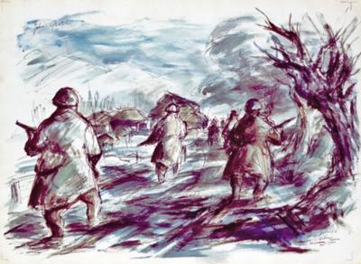 Marine Corps combat art, Korea: John Goth, by John A. Groth