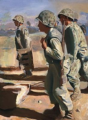 Marine Corps combat art, Korea: Russel Conner, by Russell W. Connor