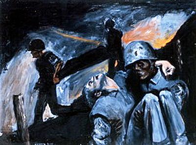 Marine Corps combat art, Korea: Russel Conner, 2, by Russell W. Connor