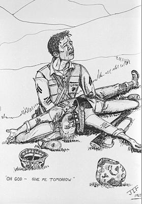 Marine Corps combat art, Korea: Sgt John Fenwick, by Sgt. John Fenwick