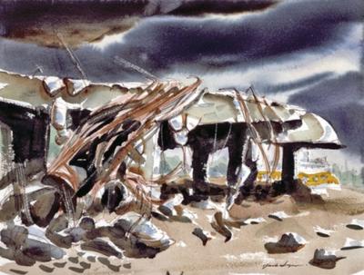 Marine Corps combat art, Second Inter-War Period: John T Dyer, 1, by Major John T. Dyer