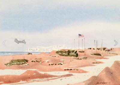 Marine Corps combat art, Second Inter-War Period: Major John T. Dyer, 10, by Major John T. Dyer