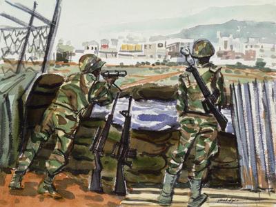 Marine Corps combat art, Second Inter-War Period: Major John T. Dyer, 11, by Major John T. Dyer