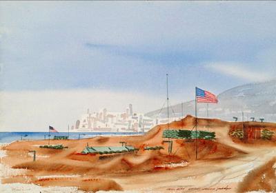 Marine Corps combat art, Second Inter-War Period: Major John T. Dyer, 14, by Major John T. Dyer
