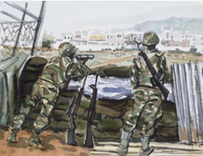 Marine Corps combat art, Second Inter-War Period: Major John T. Dyer, 4, by Major John T. Dyer