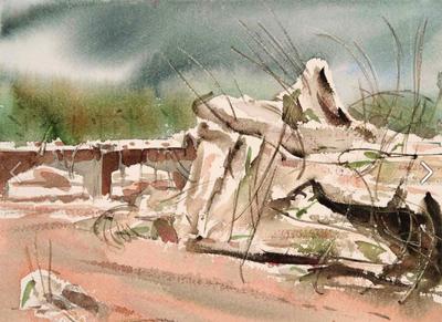 Marine Corps combat art, Second Inter-War Period: Major John T. Dyer, 9, by Major John T. Dyer