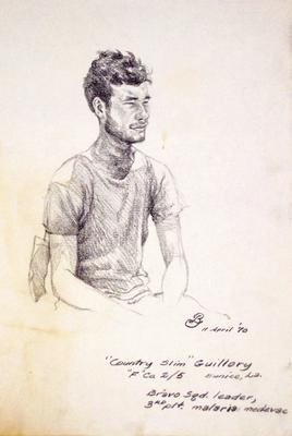Marine Corps combat art, Vietnam: Ben Long, by 1st Lt. Benjamin F. Long