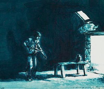 Marine Corps combat art, Vietnam: By 1 St Lt. Benjamin F. Long, 11, by 1st Lt. Benjamin F. Long