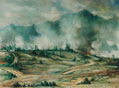 Marine Corps combat art, Vietnam: By 1 St Lt. Benjamin F. Long, 2, by 1st Lt. Benjamin F. Long