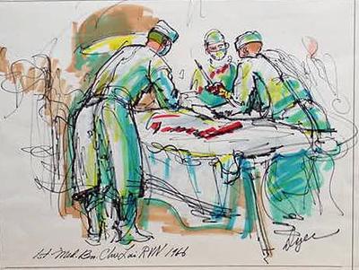 Marine Corps combat art, Vietnam: Capt John Dyer, by Capt. John Dyer