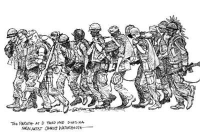 Marine Corps combat art, Vietnam: Charles Waterhouse, by Col. Charles H. Waterhouse
