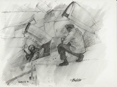 Marine Corps combat art, Vietnam: Corporal James Butcher, by Corporal James Butcher