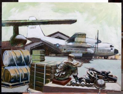 Marine Corps combat art, Vietnam: Corporal James Butcher, 1, by Corporal James Butcher