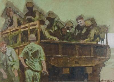 Marine Corps combat art, Vietnam: Corporal James Butcher, 3, by Corporal James Butcher