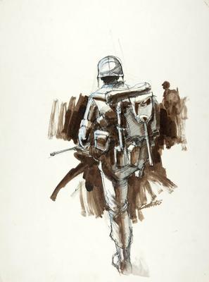 Marine Corps combat art, Vietnam: Corporal James Butcher, 8, by Corporal James Butcher