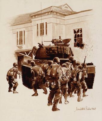 Marine Corps combat art, Vietnam: CWO Wendell A. Parks, by CWO Wendell A. Parks