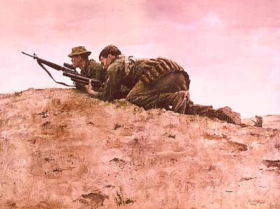 Marine Corps combat art, Vietnam: Howard Terpning, by Howard Terpning