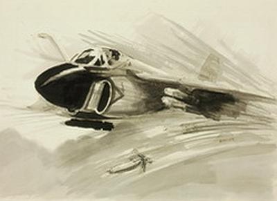 Marine Corps combat art, Vietnam: James Butcher, 5, by Corporal James Butcher