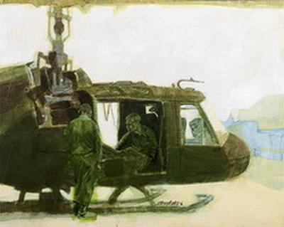 Marine Corps combat art, Vietnam: James Butcher, 7, by Corporal James Butcher